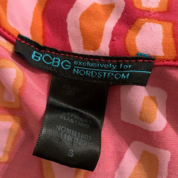 Pink 70’s Style Collared Quarter Sleeve Top - Picture 4 of 4